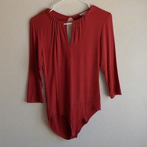 Rolla Coster| Burnt Red Bodysuit A-9